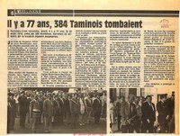 Tamines : il y a 77 ans , 384 taminois tombaient