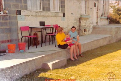 Arrière de la maison rue Saint Roch, à Falisolle