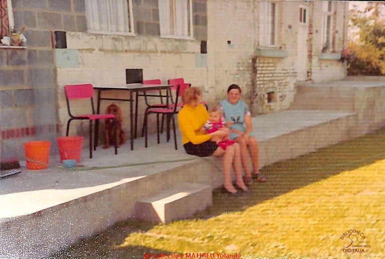 Arrière de la maison rue Saint Roch, à Falisolle