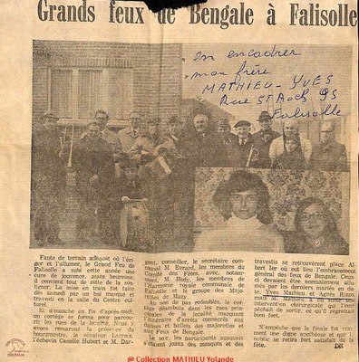 Grands feux de Bengale à Falisolle