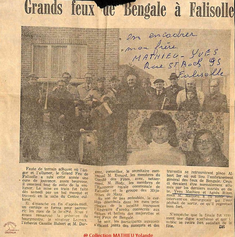 Grands feux de Bengale à Falisolle