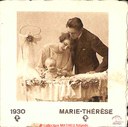 Souvenir de naissance de Marie-Thérèse MATHIEU (née à Falisolle le 27 juillet 1930)