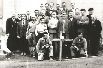 Tamines : Rue Victor LAGNEAU. Bâtiment administratif de la SNCB