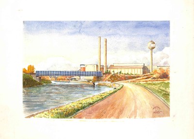 Aquarelle de M. Nestor HENNUY
