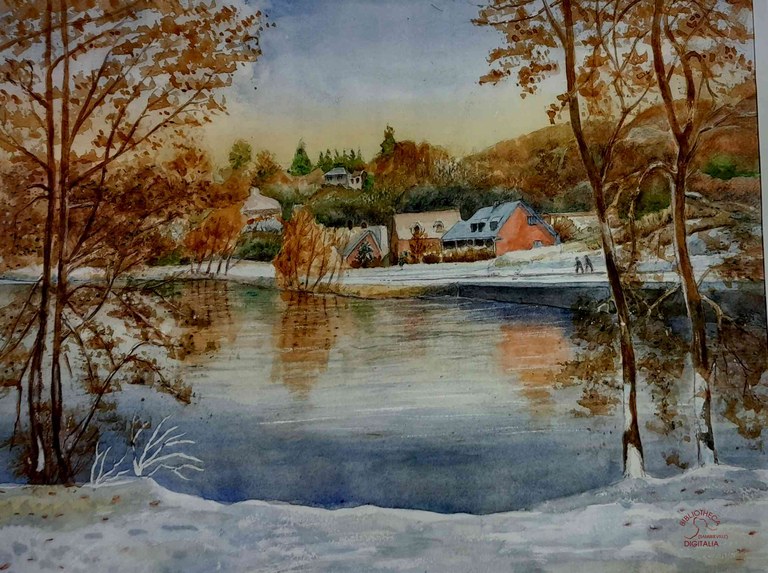 Aquarelle de M. Nestor HENNUY