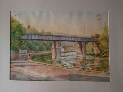 Aquarelle de M. Nestor HENNUY
