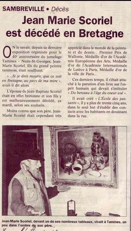 Article tiré du Vers l'Avenir du 22 septembre 1999