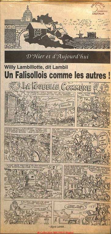 Willy LAMBILLOTTE dit LAMBIL  un falisollois comme les autres !