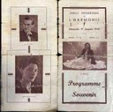 Programme du Cercle dramatique de l'Harmonie daté du 11 janvier 1948