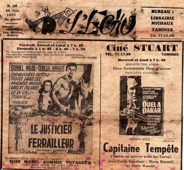 Tamines : Cinéma Stuart : programme