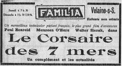 Velaine-sur-Sambre : film programmé au cinéma Familia