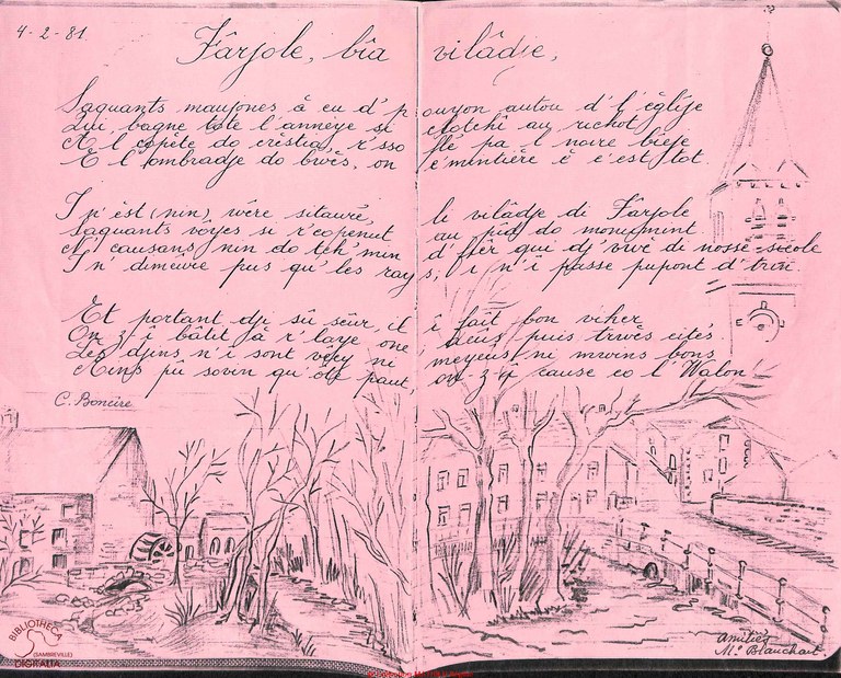 Fârjole, bîa Vilâdje de BLAUCHART