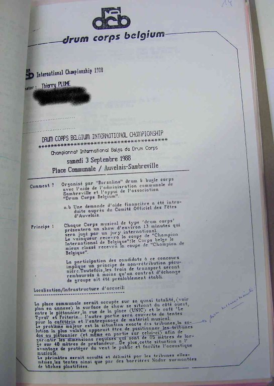 Les Borsalino courrier