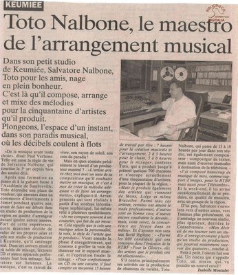 Keumiée : Salvatore NALBONE (arrangement musical)