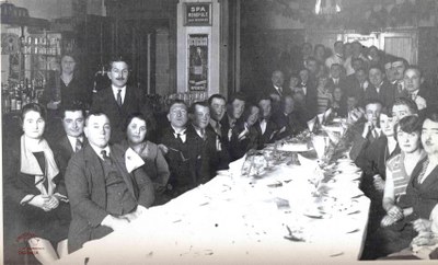 Tamines : fête de la Sainte Cécile au Café GOUBET de la rue de la Staion