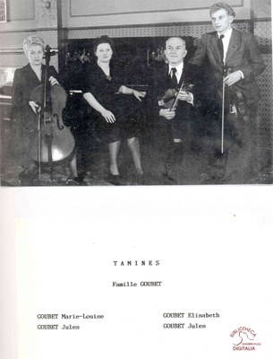 Tamines : la famille GOUBET musiciens