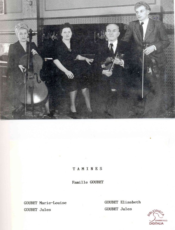 Tamines : la famille GOUBET musiciens