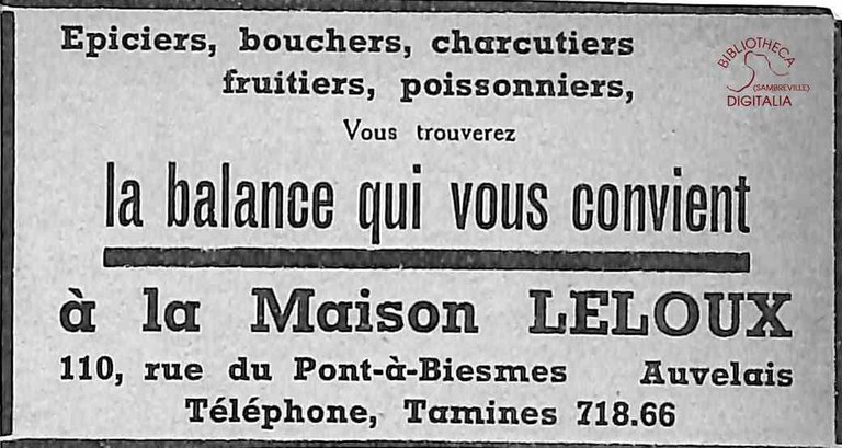 Auvelais : A la Maison LELOUX