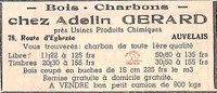 Auvelais : Chez Adelin GERARD (Bois - Charbons)
