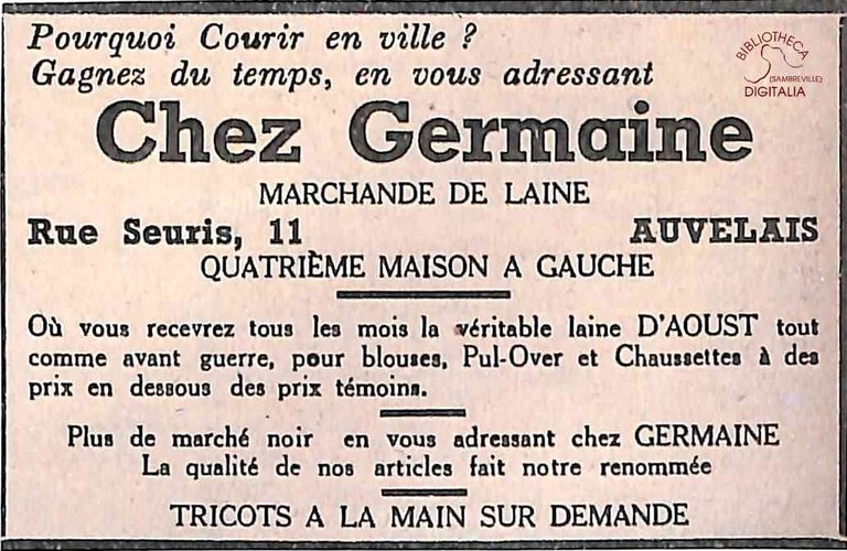 Auvelais : Chez Germaine