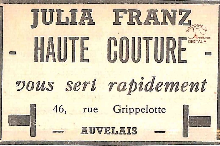 Auvelais : Julia FRANZ (Haute Couture)