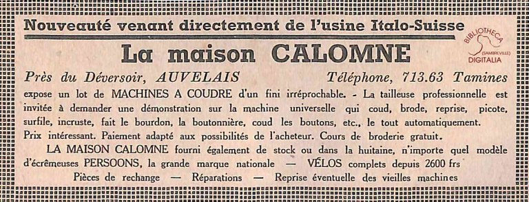 Auvelais : La maison CALOMNE