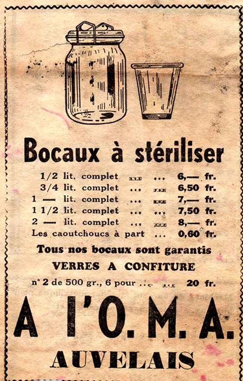 Auvelais le magasin O.M.A.