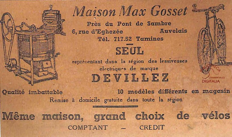 Auvelais : Maison Max GOSSET