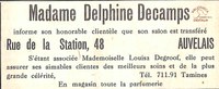 Auvelais : Mme Delphine DECAMPS (Parfumerie)