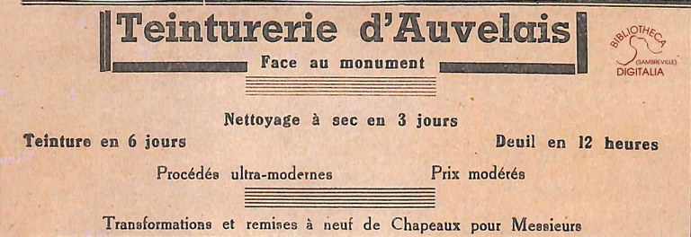 Auvelais : Teinture d'Auvelais