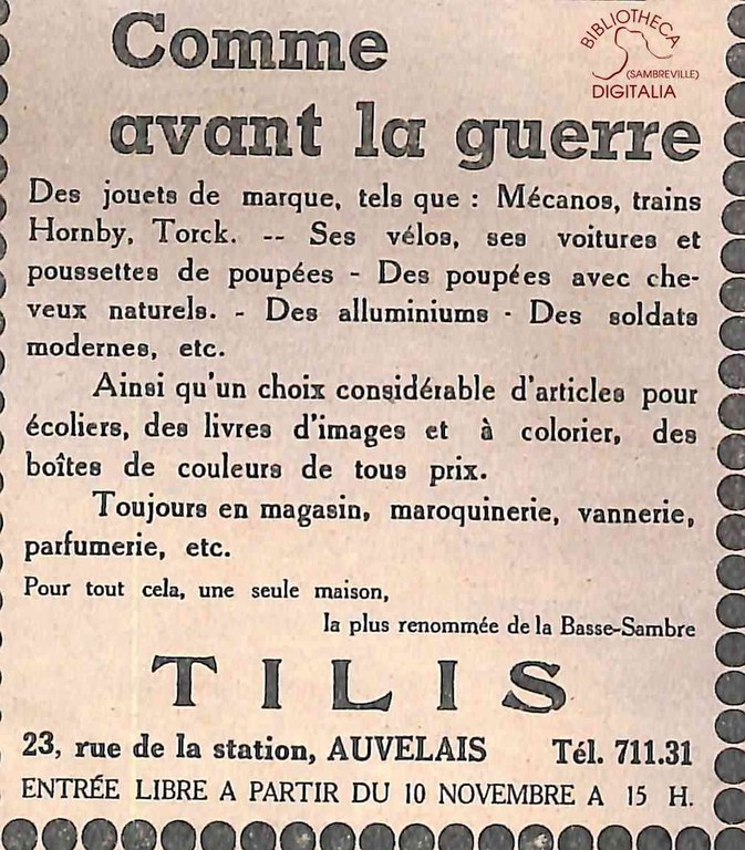 Auvelais : TILIS