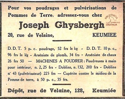 Keumiée : Joseph GHYSBERGH