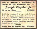 Keumiée : Joseph GHYSBERGH