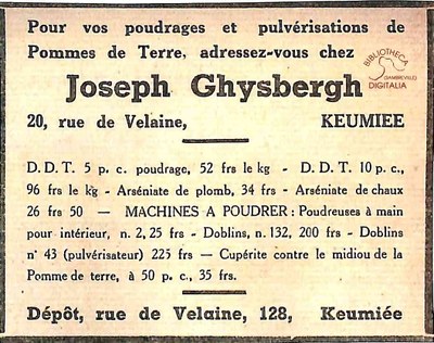 Keumiée : Joseph GHYSBERGH