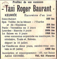 Keumiée : Taxi Roger BAURANT