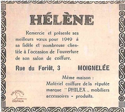 Moignelée : Hélène coiffeuse