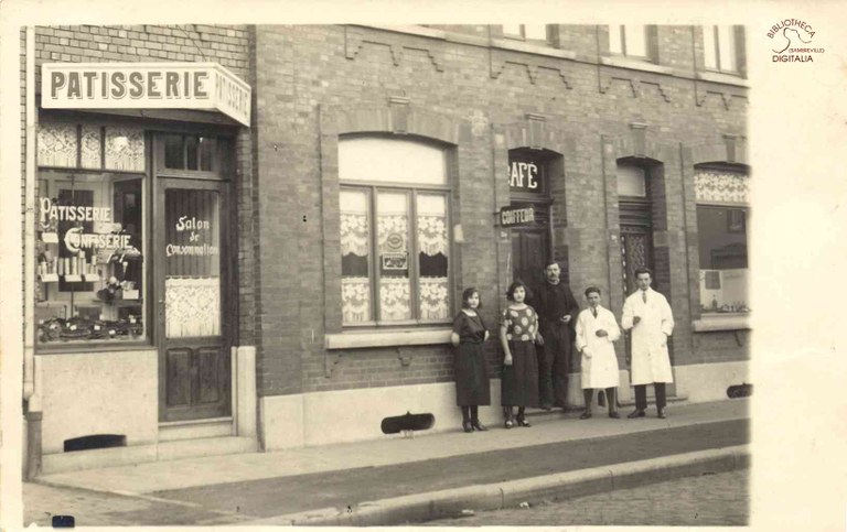 Tamines : Avenue Roosevelt avec la famille GEENS