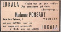 Tamines : chez Madame PONSART