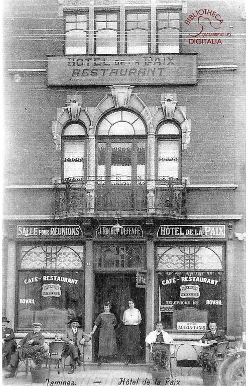Tamines : Hôtel de la Paix - Restaurant - J. ROCHET - DEFENFE
