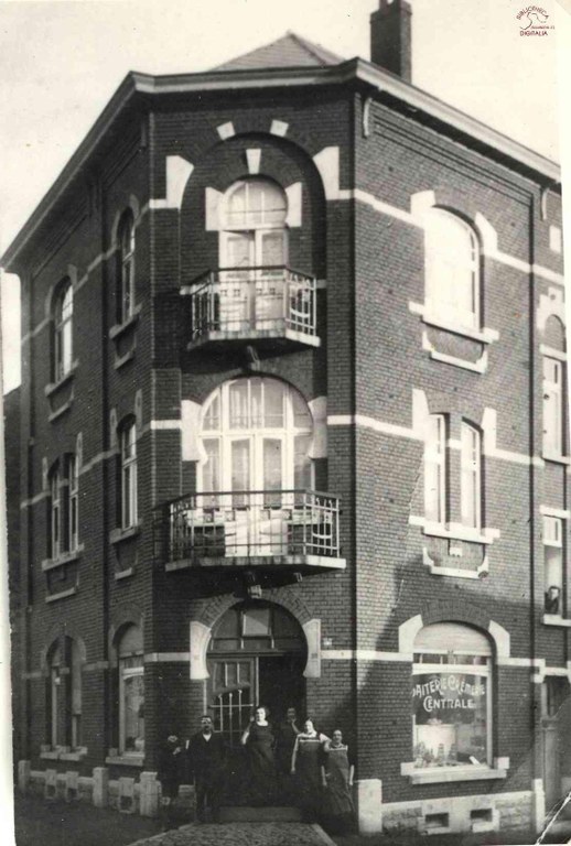 Tamines : laiterie crèmerie centrale à la rue centrale (aujourd'hui rue Roi Albert)
