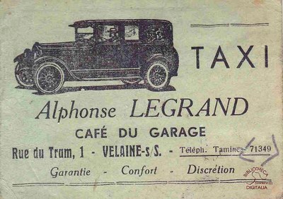 Velaine sur Sambre : Taxi Alphonse LEGRAND