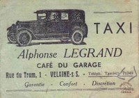 Velaine sur Sambre : Taxi Alphonse LEGRAND
