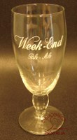 Verre à pied pour la bière Week-End Pale-Ale