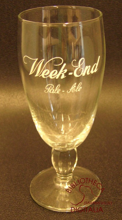 Verre à pied pour la bière Week-End Pale-Ale