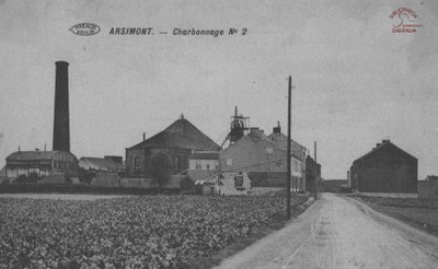 Arsimont vu du charbonnage n°2