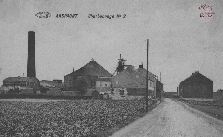 Arsimont vu du charbonnage n°2