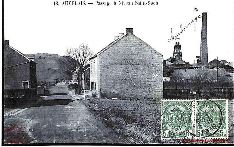 Auvelais : Passage à niveau Saint Roch