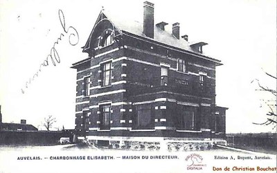 Auvelais : Maison du directeur du Charbonnage Saint Roch