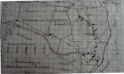 Moignelée : plan des Charbonnages Bonne Espérance