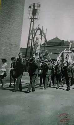 Moignelée : Procession de la Sainte Barbe
